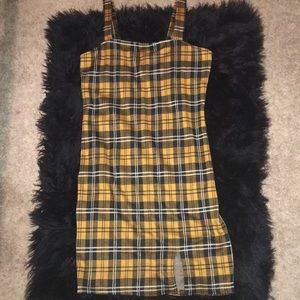 plaid dress